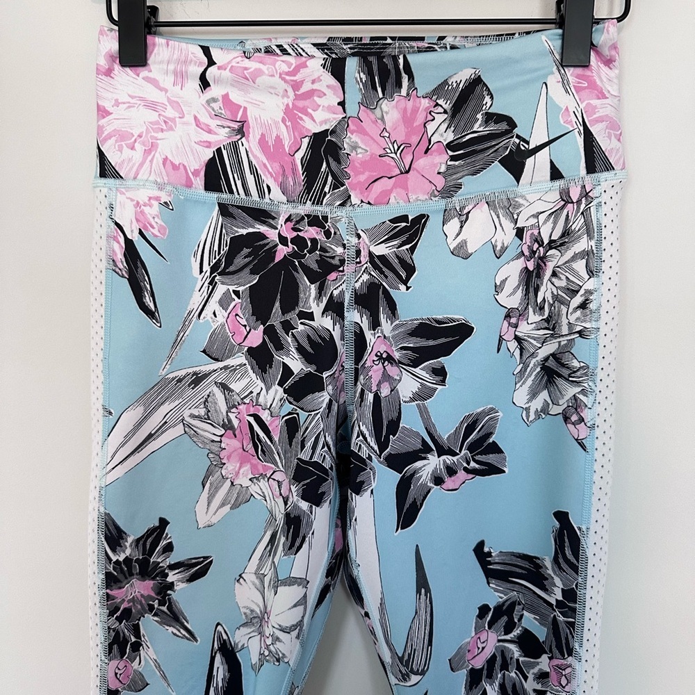 Nike One Women's Floral Training Tights - Picture 3 of 7